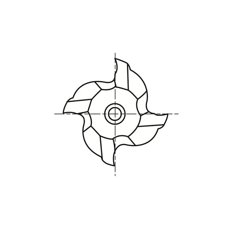 8% COBALT (M42) Flat Shank E2051 & HSS (M2) Flat Shank E1051 Series, HSS Co8 & HSS, 4 Flute Regular Length Double COBALT & HSS End Mills 1/8～1