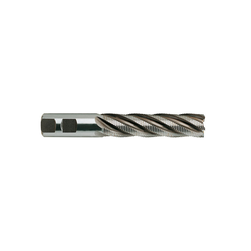 8% COBALT (M42) Flat Shank E2077 Series, HSS Co8, Multi Flute Long Length Fine Pitch Roughing COBALT & HSS End Mills 1/2~2