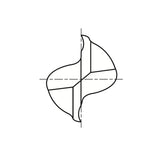 8% COBALT (M42) Flat Shank E2080 & HSS (M2) Flat Shank E1080 Series, HSS Co8 & HSS, 2 Flute Long Length COBALT & HSS End Mills 1/8～2