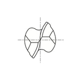 8% COBALT (M42) Flat Shank E2111 & HSS (M2) Flat Shank E1111 Series, HSS Co8 & HSS, 2 Flute Extended Length Ball Nose COBALT & HSS End Mills 1/8～1