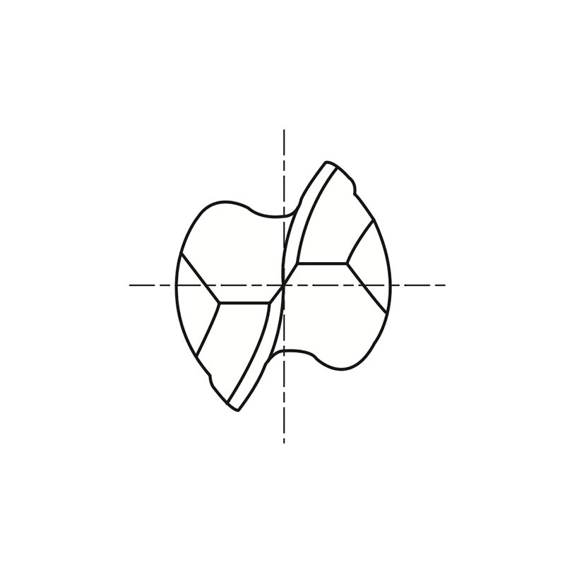 8% COBALT (M42) Flat Shank E2112 & HSS (M2) Flat Shank E1112 Series, HSS Co8 & HSS, 2 Flute Regular Length Ball Nose Double COBALT & HSS End Mills 1/8～1