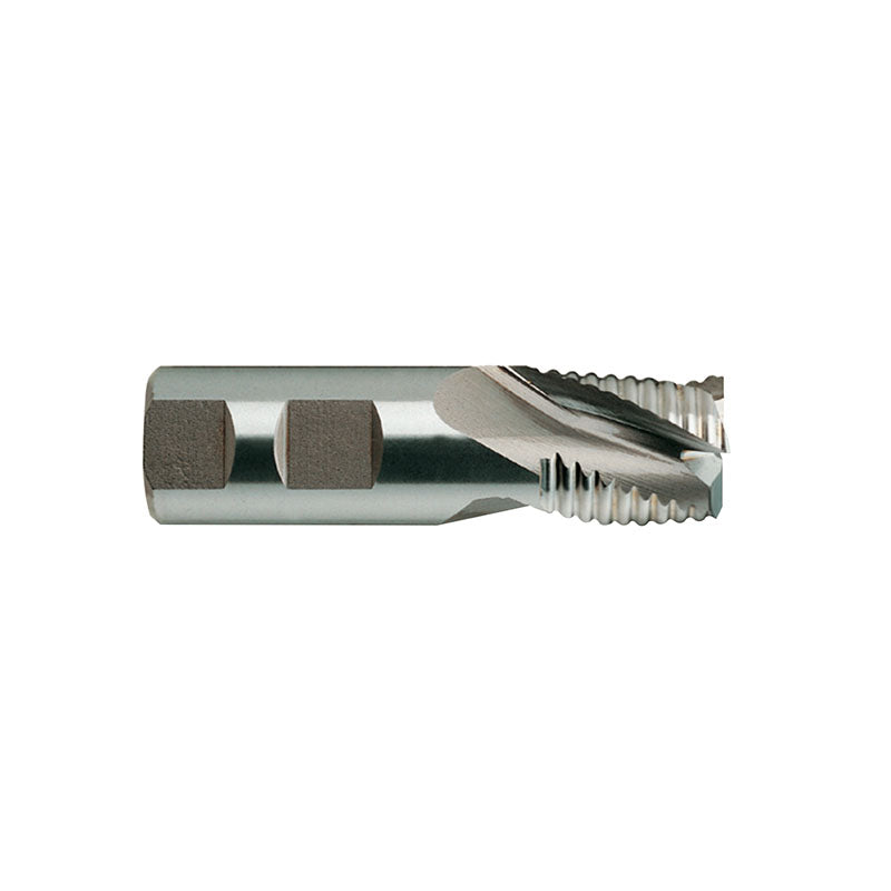 8% COBALT (M42) Flat Shank E2241 Series, HSS Co8, 3flute Stub Length Coarse Pitch Roughing Center Cutting COBALT & HSS End Mills 1/4~1