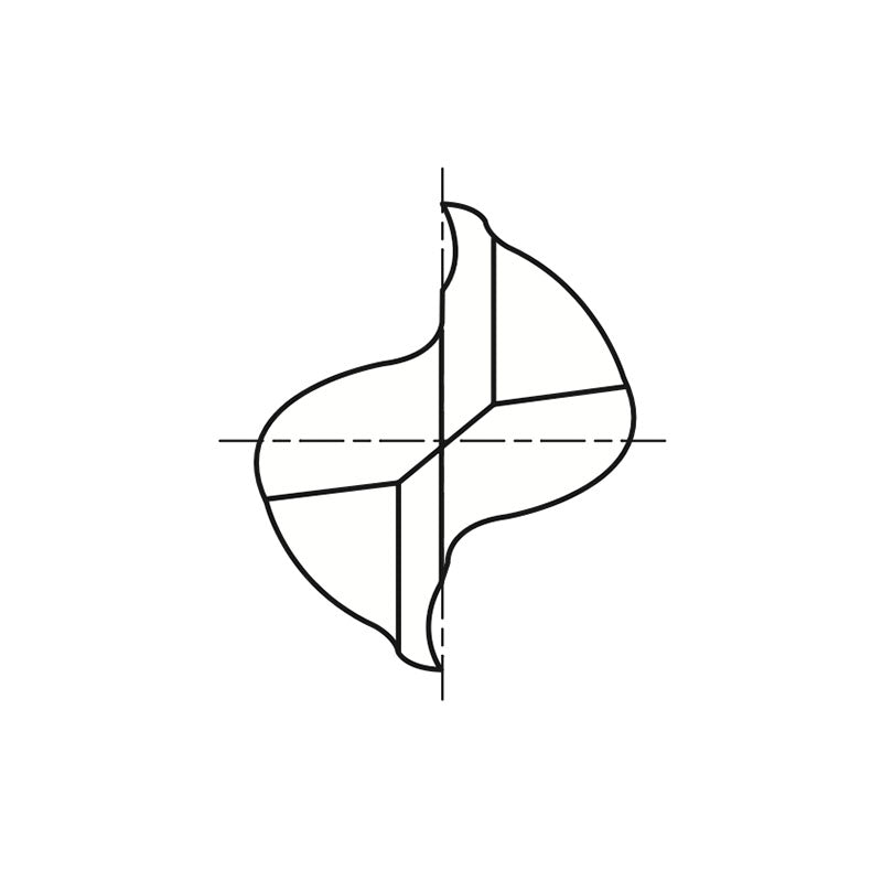 8% COBALT (M42) Flat Shank E2482 & HSS (M2) Flat Shank E1482 Series, HSS Co8 & HSS, 2 Flute Regular Length COBALT & HSS End Mills 2.0～45.0