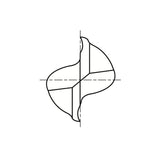 8% COBALT (M42) Flat Shank E2482 & HSS (M2) Flat Shank E1482 Series, HSS Co8 & HSS, 2 Flute Regular Length COBALT & HSS End Mills 2.0～45.0