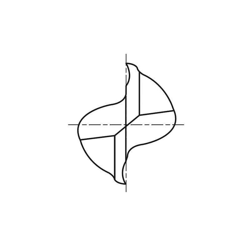 8% COBALT (M42) Plain Shank E2003 & HSS (M2) Plain Shank E1003 Series, HSS Co8 & HSS, 2 Flute Miniature Regular Length Double COBALT & HSS End Mills 1/32~3/16