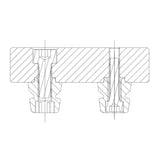 90 Standard Pull Nail BZ300-WA-M8-090 BZ300-WB-M8-090 - Big-tools Industrial Supply Tools for Metal Cutting