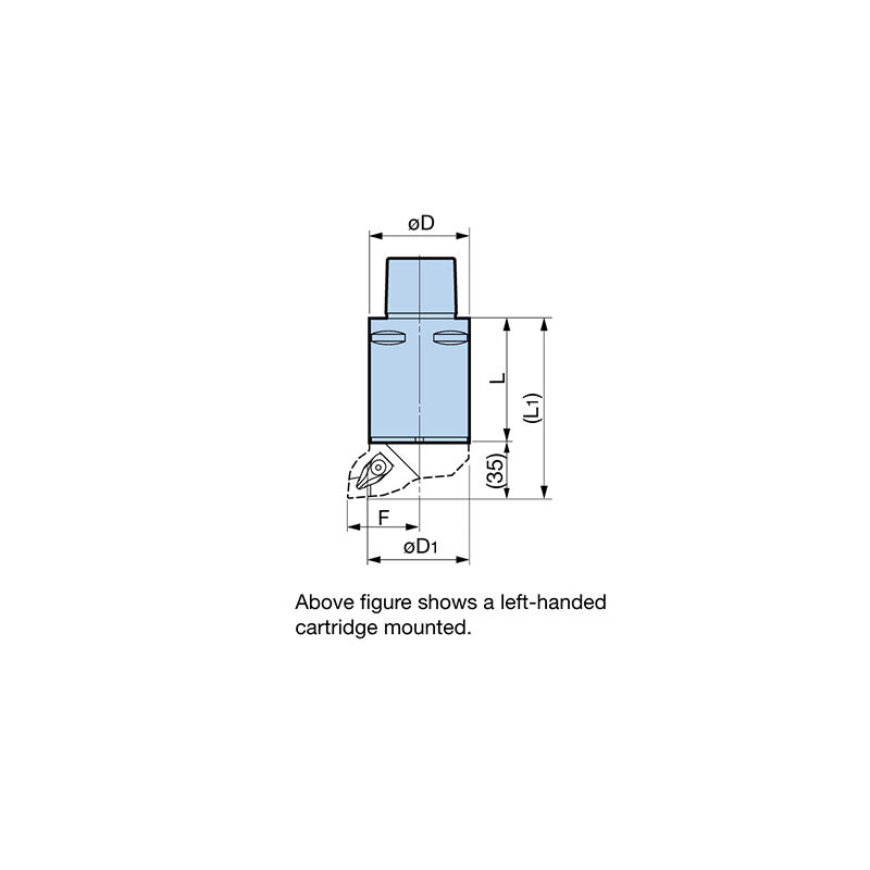 90º TYPE F  Right Angle Type  Basic Holder C5/6/8