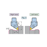 90º TYPE F Right Angle Type Mono-block Holder C3/C4