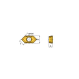 AOMT 03-C30/C45 Chamfering inserts for DRILLRUSH head changeable drills with pre-thread hole - Big-tools Industrial Supply Tools for Metal Cutting