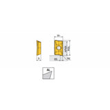 APCT 1204 PER-AL Positive ground & polished AP 12 inserts with sharp helical cutting edges for aluminum & non-ferrous materials machining in 90° shoulders - Big-tools Industrial Supply Tools for Metal Cutting