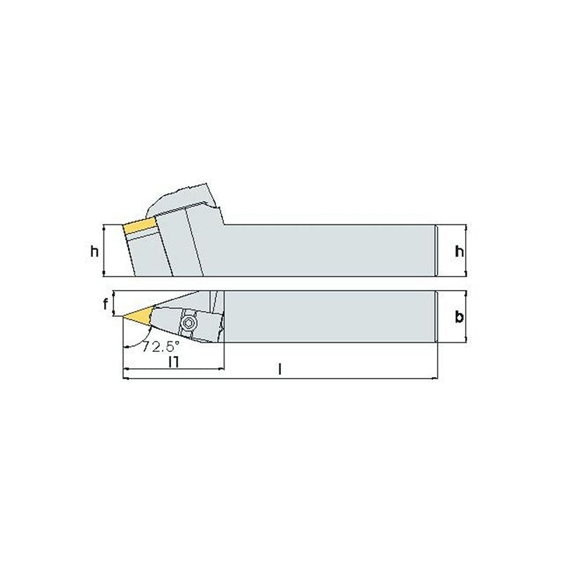 AVVNN  R/L Turning tool holder A A - Makotools Industrial Supply Tools for Metal Cutting