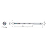 Advanced Performance Coolant-Through Carbide Drills ADO-8D D9.300-15.875 - Big-tools Industrial Supply Tools for Metal Cutting