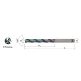 Advanced Performance High Feed 3-Flute Carbide Drills ADO-TRS-5D D3.000-7.400 - Big-tools Industrial Supply Tools for Metal Cutting