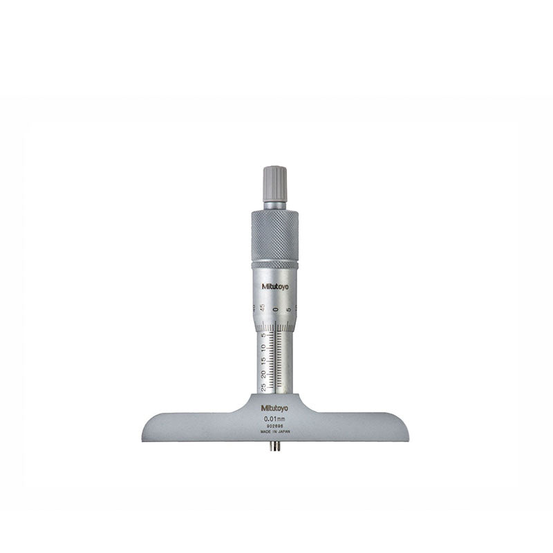 Analog Depth Micrometer - A Vernier Scale Provides Precise Measurements in Fine Units - Big-tools Industrial Supply Tools for Metal Cutting