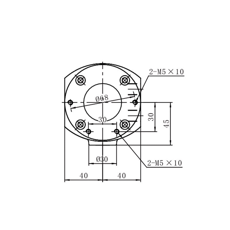 B-R Closed Center Rotary Hydraulic Cylinder with Safety Device