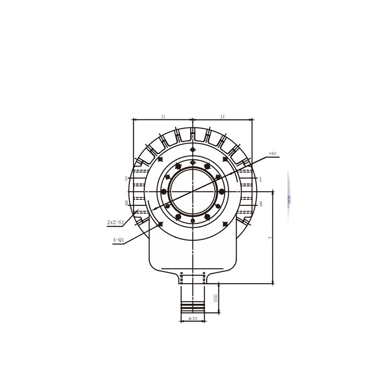 BSS Hollow Hydraulic Short-inch Rotary Cylinder