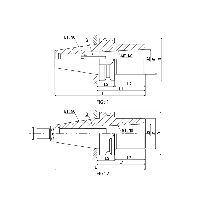 BT-MTB Morse Taper Holder BT40-MTB2-45 BT40-MTB3-75 - Big-tools Industrial Supply Tools for Metal Cutting