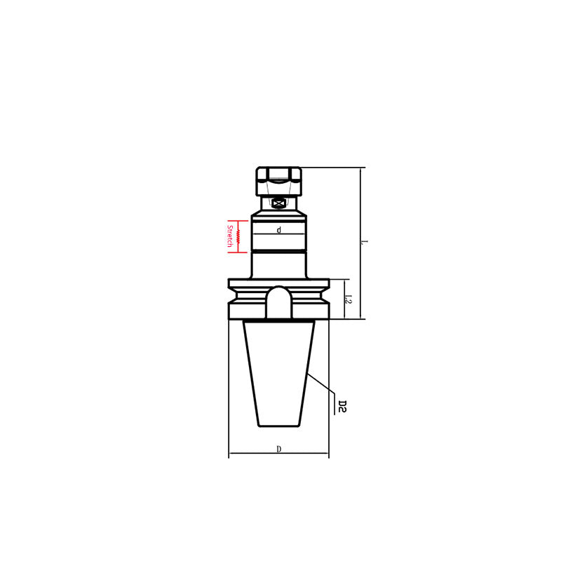 BT30 Micko-Tension and Compression Synchronous Tapping Holder