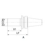 BT30/40/50 Shank G-GBR-BT30-C19L70 G-GBR-BT30-C25L70 - Big-tools Industrial Supply Tools for Metal Cutting
