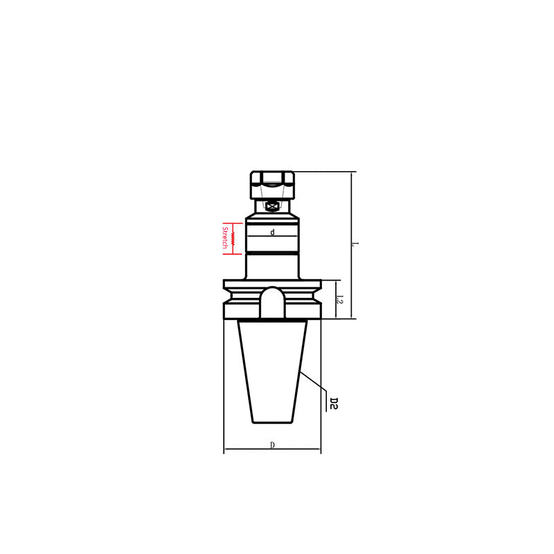 BT50 Micko-Tension and Compression Synchronous Tapping Holder