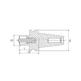 BT With Type PSC Adaptor PSC32 PSC40 PSC50