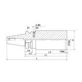 BT Semi-Fingish Blank Holder BT30-D48-150 BT30-D48-200 - Big-tools Industrial Supply Tools for Metal Cutting