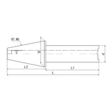 BT Test Bar BT40-D40-250 BT40-D40-300 BT50-D40-250 BT50-D40-300 - Big-tools Industrial Supply Tools for Metal Cutting
