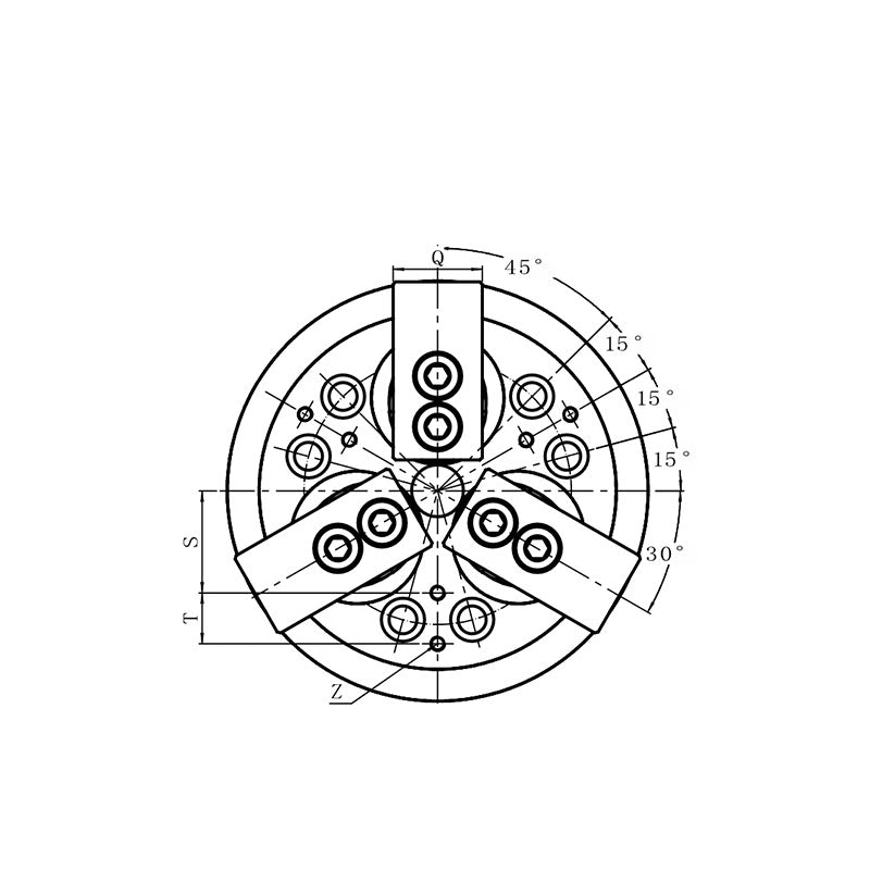 BUE Inside Draw Down Power Chuck