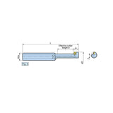 Back Spot Facing Cutter Of Optimal Design That Matches The Cap Bolt Size BF-CUTTER