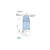 Basic Holder 90º TYPE F Right Angle Type HSK-T 63/100