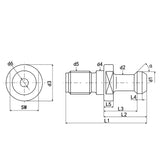 Blended Standard Pull Stud CAT-BT