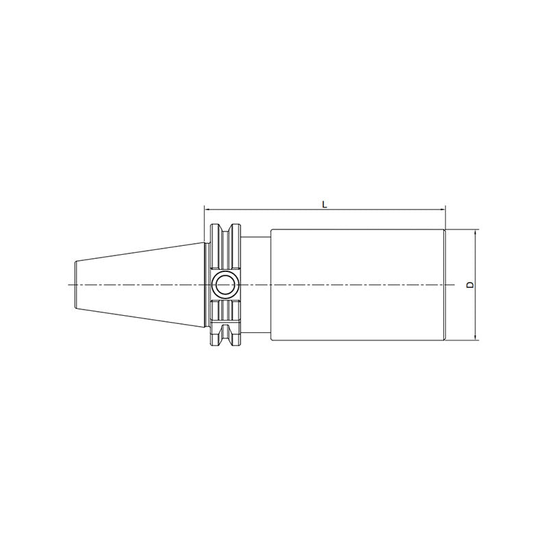 Boring Bar Blank SK30-D50-200~100-250 - Makotools Industrial Supply Tools for Metal Cutting