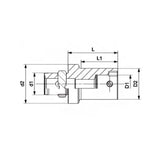 Boring Reduction with CK Adaptor  CK2-CK1-036  CK7-CK6-106