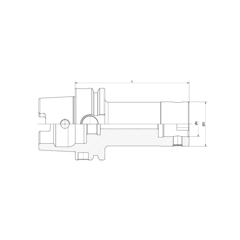 Boring Tool Holder  HSK63A-CK1-70~(CK4-170T) - Makotools Industrial Supply Tools for Metal Cutting