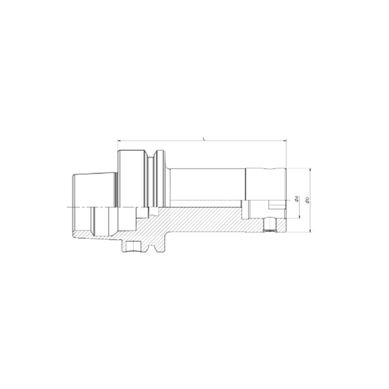 Boring Tool Holder HSK63F-CK1-78~( HSK63F-CK5-83) - Makotools Industrial Supply Tools for Metal Cutting