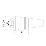 Bridge-type Boring Tool Shank BT40/50 G-GBR-BT40LB-C32L60 G-GBR-BT50LB-C32L100