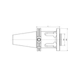 Bridge Boring Tool HolderSK40-BST32-60~(SK50-BST40-250) - Makotools Industrial Supply Tools for Metal Cutting