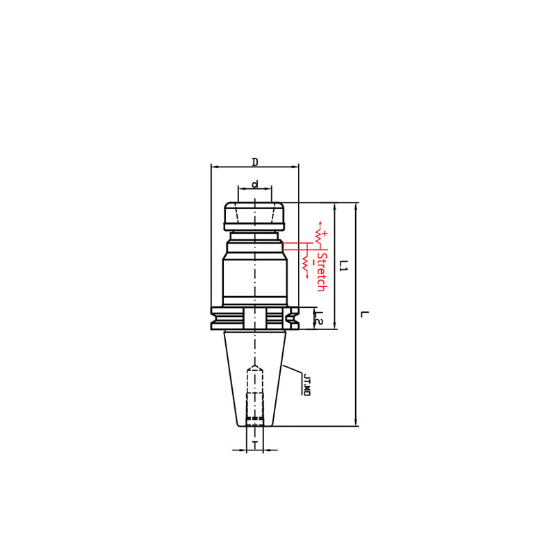 CAT-JT Rigid Tension and Compression Taper Holder