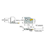 CGPAD-JHP : Adapters with High-Pressure Coolant Channels Carrying CUT-GRIP Inserts
