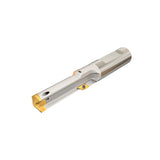 CHAMDRILL exchangeable head drills with chamfering inserts mainly for pre-thread holes