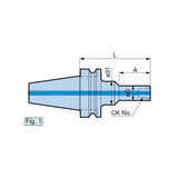 CK SHANK  BBT Shank) tools can be used on both BIG-PLUS spindles and conventional BT spindles