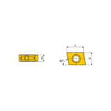 CNHX 13/16T Side inserts for TRIOBALL high feed ball end mills in high depth of machining - Big-tools Industrial Supply Tools for Metal Cutting