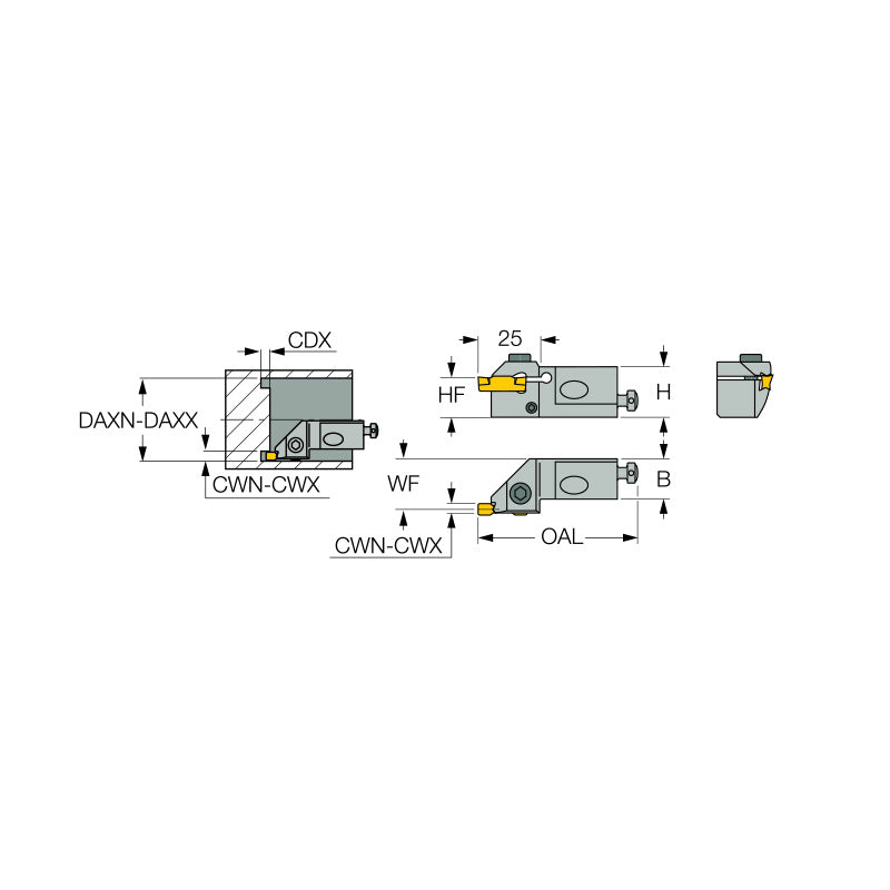 CR HFIR-M : Cartridges for Face Grooving and Turning - Big-tools Industrial Supply Tools for Metal Cutting