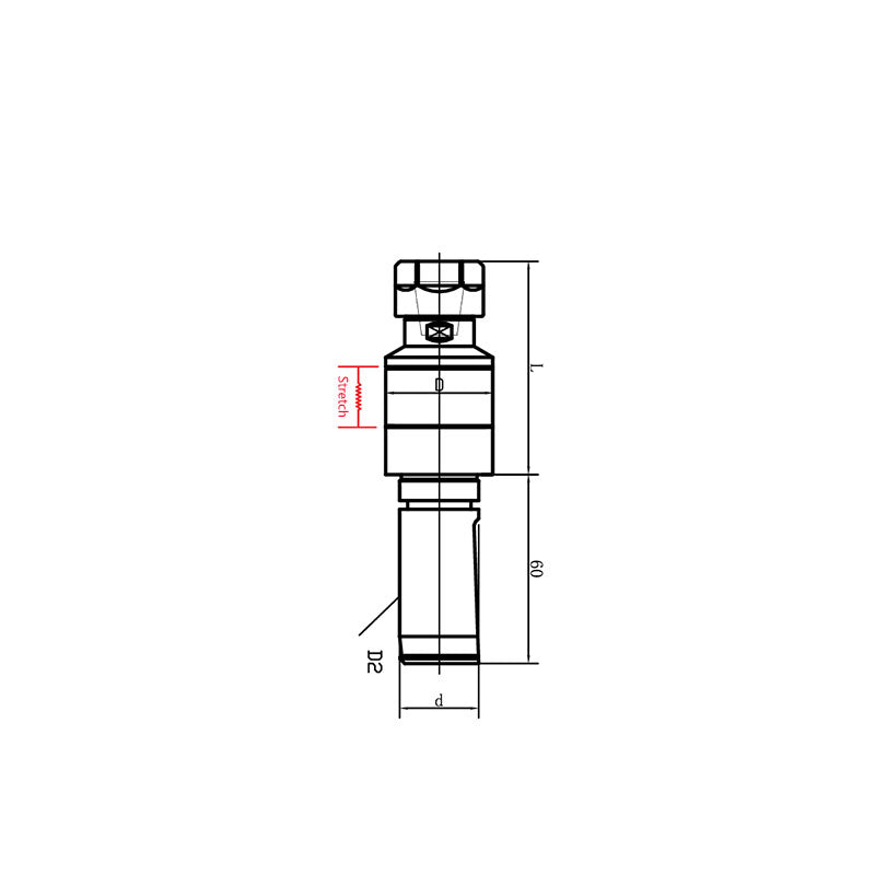 C Straight Shank Micko-Tension and Compression Synchronous Tapping Holder