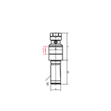 C Straight Shank Micko-Tension and Compression Synchronous Tapping Holder