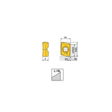 CVHT 0502PNR-L Unique high positive ground inserts with very sharp two cutting edges and rigid V shape for light machining - Big-tools Industrial Supply Tools for Metal Cutting