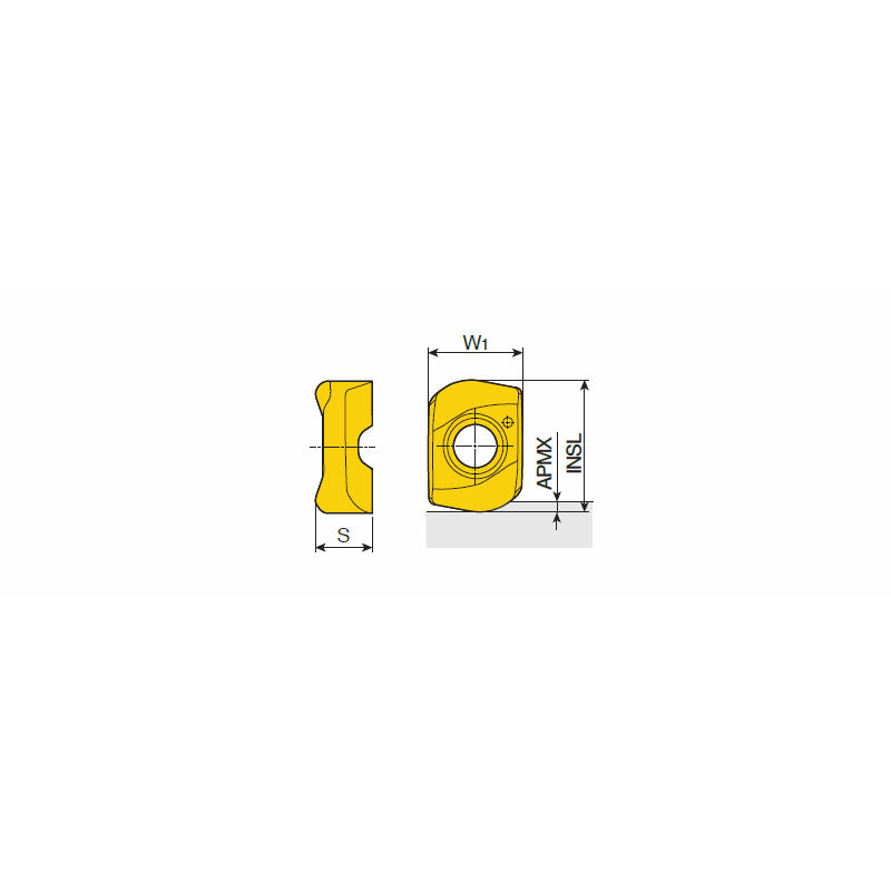CVKT 0502R-HF Unique high positive and rigid V shape inserts of two cutting edges for High Feed milling - Big-tools Industrial Supply Tools for Metal Cutting
