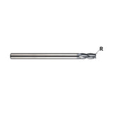 Carbide 4G Mill End Mills Plain Shank SEME01 Series  4 Flute Corner Radius (Short, Regular, Long Shank) SEME0105503～SEME0108003