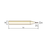 Carbide 4G Mill End Mills Plain Shank SEME35 Series  2 Flute