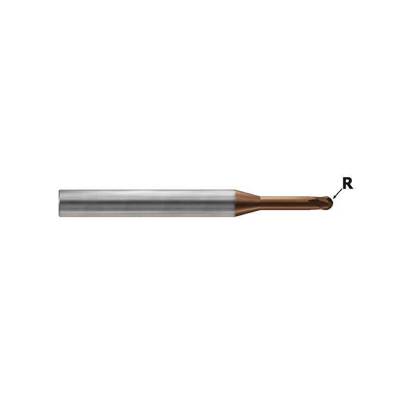 Carbide X1-EH HSS End Mills  Shank HPI91 Series 2 Flute Ball Nose for Rib Processing HPI91923~HPI91010